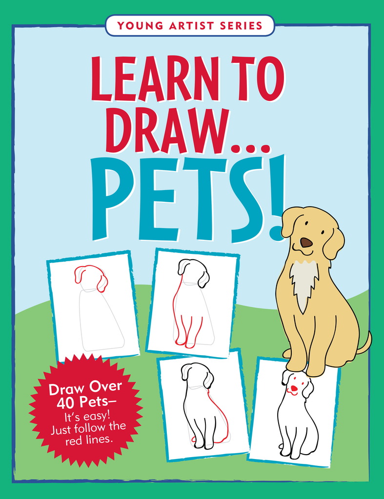 kids learn to draw pets book 